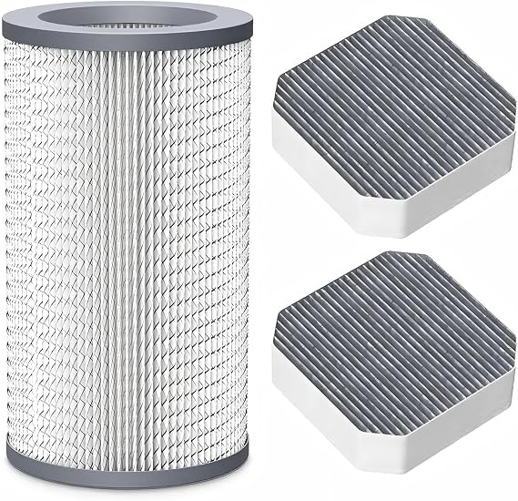 3 Pack Air Replacement Filter Set,Compatible For Molekule Air Purifier, 1 Pack Composite Filter And 2 Pack Pre-Filter, High-Efficiency,Low Noise