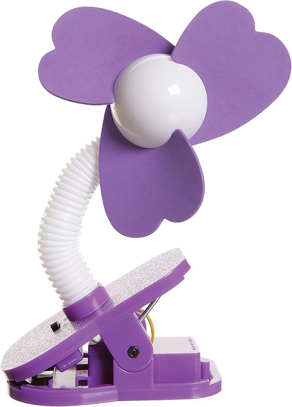 Dreambaby Stroller Fan - Purple/White