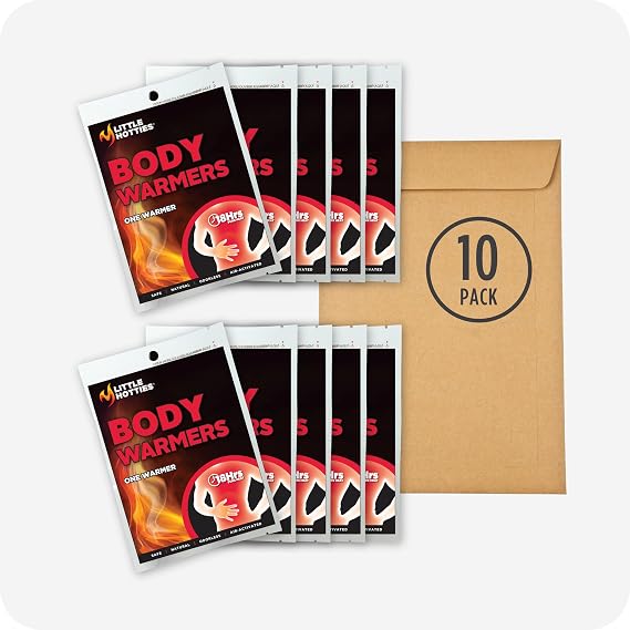 Little Hotties Body Warmers Bundle - Long-Lasting Heat Pads for Cold Weather Comfort