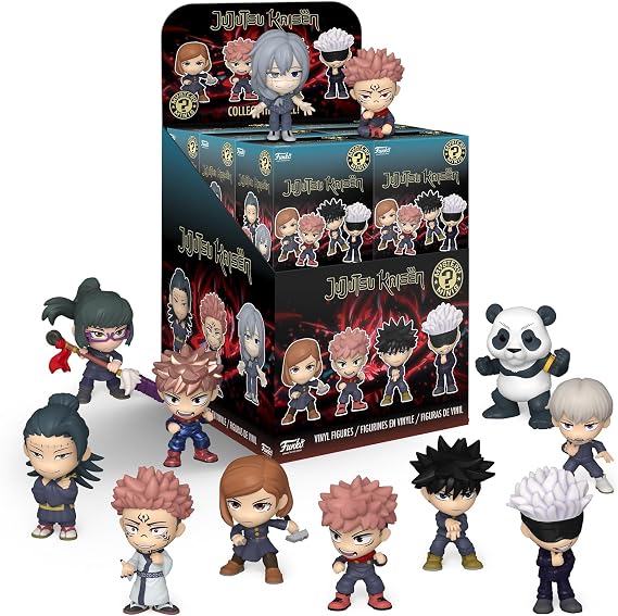 Funko Mystery Minis: Jujutsu Kaisen - 1 of 12 to Collect | Official Anime Merch - Surprise Blind Box Mini Vinyl Figurine - Collectable Mystery Gift for Fans and Collectors