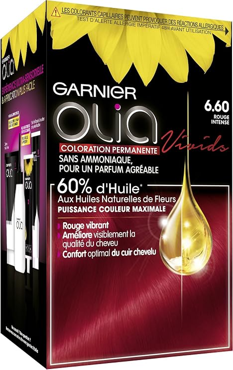Garnier Olia Hair Dye N ° 6.6 Rouge Intense
