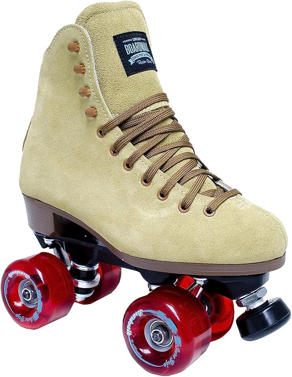 Sure-Grip Tan Boardwalk Outdoor Roller Skates for Men & Women