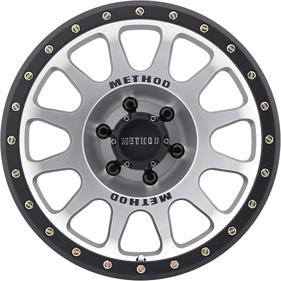 Method Race Wheels MR305 NV, 17x8.5, +25mm Offset, 6x5.5, 108mm Centerbore, Machined - Matte Black Lip, MR30578560325