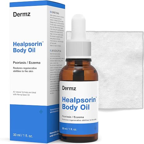 Healpsorin Body Oil - Treatment of Scalp Psoriasis - Itchy Cracked and Irritated Skin