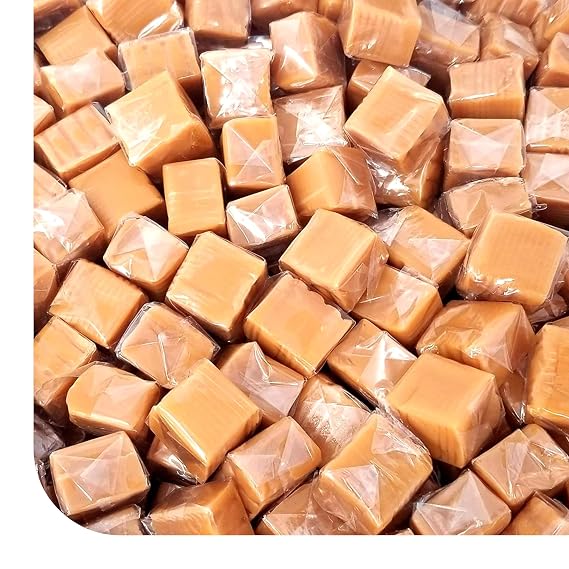 Caramel Candy - Caramels Individually Wrapped - Chewy Candy - 2 Lb Pack