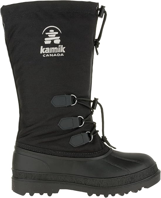 Kamik Canuck Winter Boot - Waterproof Snow Boots - Adjustable Snow Collar Footwear - Removable Liner System