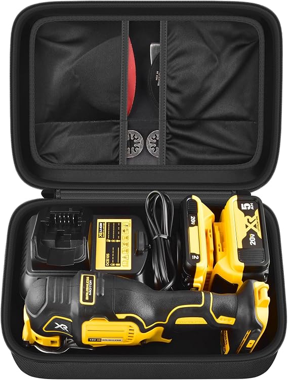 PAIYULE Oscillating Tool Case for DEWALT DCS356B/DCS354B, Box Only