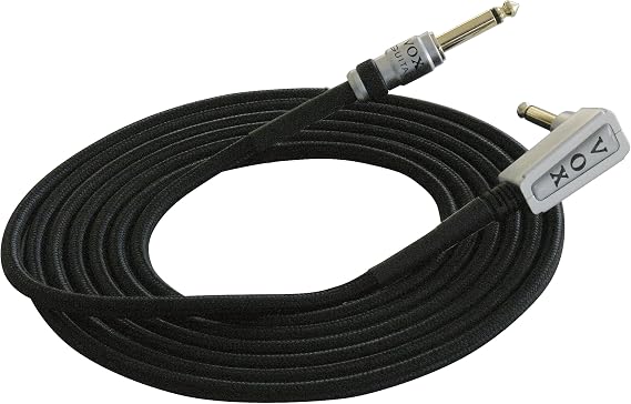 Vox VGC19 Class A Acoustic Guitar Cable - 19.5ft, 1/4" Straight/Angled TS, Black