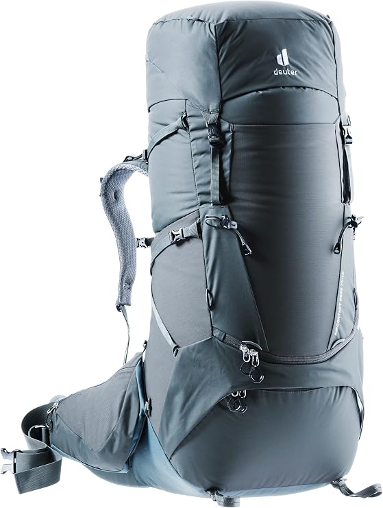 Deuter Aircontact Core 70+10L Hiking Backpack - Graphite-Shale