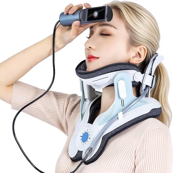 Tianfucen Neck Traction Device for Pain Relief with Electric Air Pump