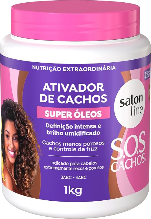Salon Line - Linha Tratamento (SOS Cachos) - Ativador De Cachos Nutritivo 1000 Gr - (Salon Line - Treatment (SOS Curls) Collection - Nourishing Curl Activator Net 35.27 Oz)