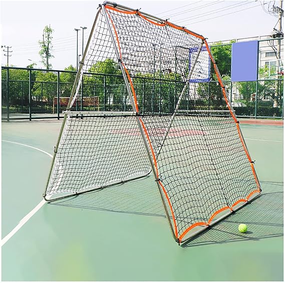 Tennis Rebounder with Adjustable Gears for Groundstrokes and Volleying Practice