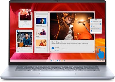 Dell Inspiron Plus 16 Home & Business Laptop Intel Ultra 9-185H 16-Core, 32GB LPDDR5X 6400MHz RAM, 2TB PCIe SSD, Intel Arc, 16.0 60 Hz Touch Wide UXGA 1920x1200, Fingerprint, WiFi, Win 11 Pro