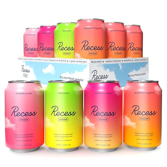 Recess Mood Calm Drink Variety Pack, 12 Pack
