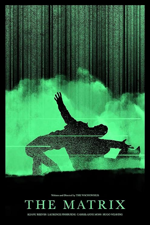 The Matrix Poster Reprint #3 Sci-Fi Action Movie Art Print Cyberpunk Film Home Decor (11x17 Inches)