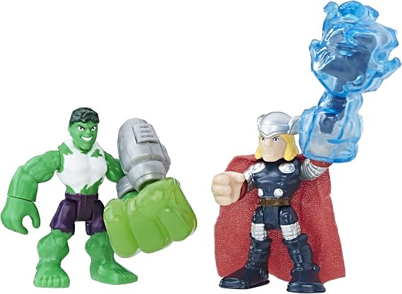 Playskool Heroes Marvel Super Hero Adventures Hulk and Thor