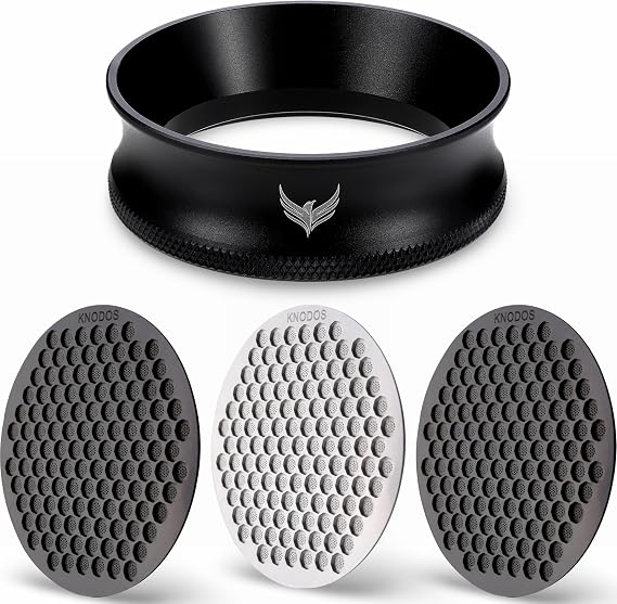 54mm Espresso Tool Kit Magnetic Dosing Ring and 3pcs Portafilter Screen 54 mm Set for Breville Barista Express, Pro,Touch, Bambino, Plus - Complete Barista Tools for Precision Espresso Brewing