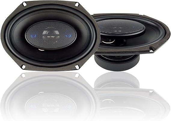 Blaupunkt 6 x 8-Inch 300W 4-Way Coaxial Car Audio Speaker, Set of 2
