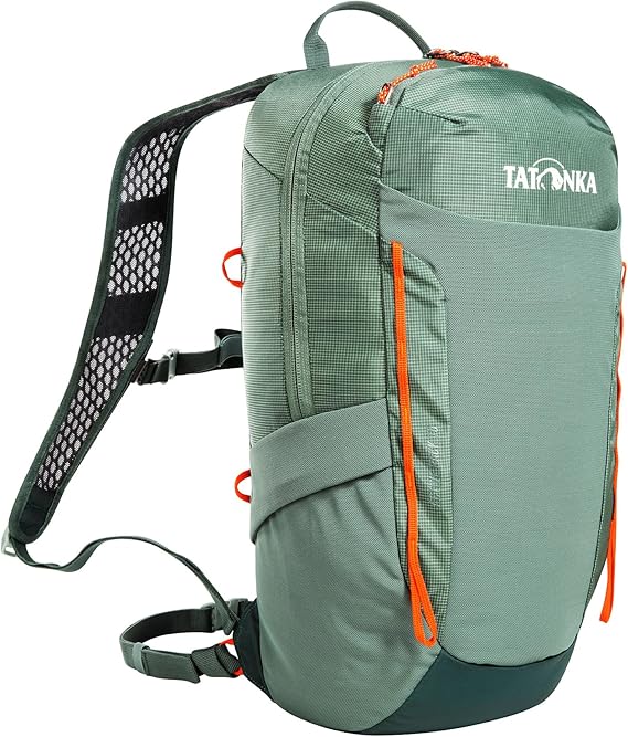 Tatonka Active Pack 15 - kleiner Rucksack für aktive - Mit diversen Fächern Trinkblasenfach und 15 Liter Fassungsvermögen für aktive Outdoor-Sportarten. Mit 15 Litern Volumen Padded Back-System Trinksystemvorbereitung &amp; PFC-frei.