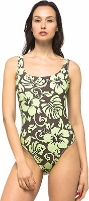 Private Island Women UPF 50 One Piece Swimming Rash Guard Swimsuit Yoga Active CubanoBoom Workout OPSPY