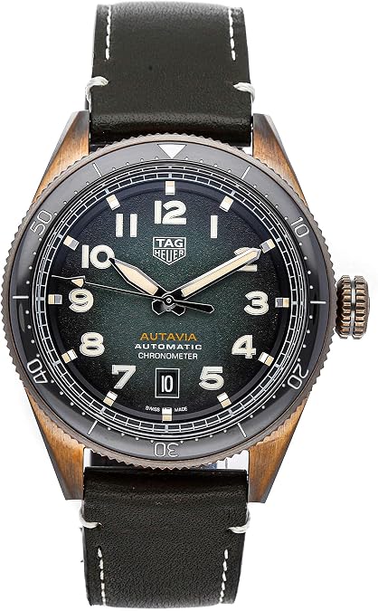 Tag Heuer Autavia Mechanical (Automatic) Khaki Dial Mens Watch WBE5190.FC8268