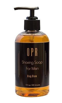 Bay Rum Scent - Mens Foam-Free Shaving Cream - Superior Lubrication, Smooth Skin, Up To 180 Shaves - No Bowl or Mug Needed