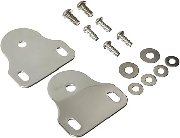 Smittybilt Inside Windshield Brackets Stainless Steel (76-95 Jeep CJ/Wrangler YJ) - SB7408