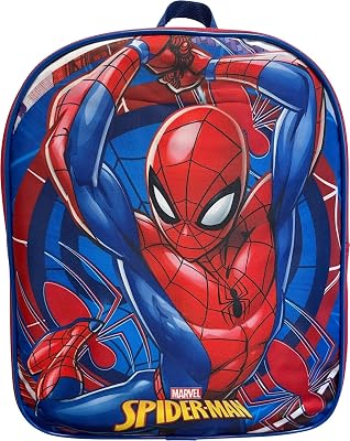 Ruz Spider-Man Toddle Boy 12 Inch Mini Backpack Red-Blue