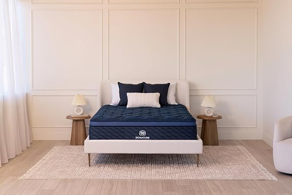 Brooklyn Bedding Signature Hybrid King 13 Inch Mattress, Medium Feel, CERTIPUR-US Certified Foam