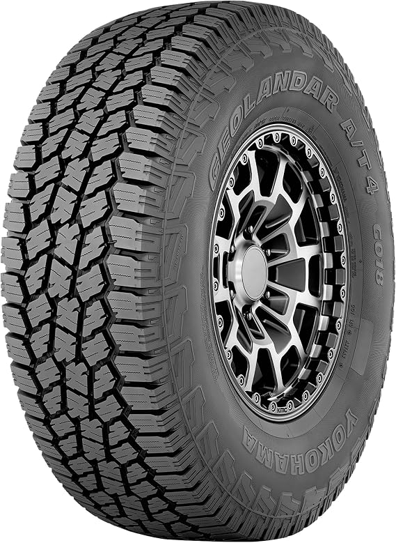 Yokohama Geolandar A/T4 G018 All Terrain LT275/70R17 124/121S E Light Truck Tire | Light Truck All Terrain All Weather Traction 124/121S Rated E (10 Ply) Radial Construction Outlined White Lettering Tire