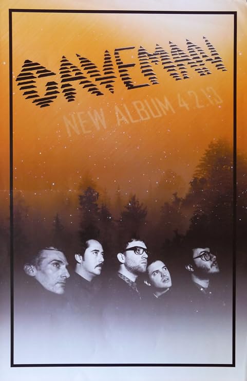Caveman - Debut Album - Rare Advertising Poster - 11x17