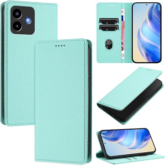 Cover Compatible with Cubot Note 40,Compatible with Cubot Note 40 4G Magnetic Closure Flip Stand Card Slot Wallet BHL