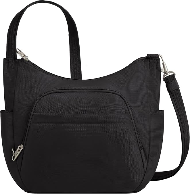 Travelon Anti-theft Classic Crossbody Bucket Bag