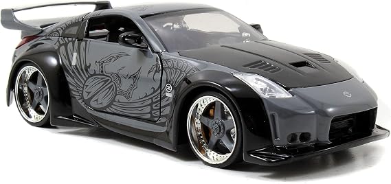 Jada Fast & Furious D.K.'s 2003 Nissan 350Z - 1:24 Scale Diecast Model Toys - Opening Doors, and Hood - for Collectors and Enthusiasts 8+ Grey