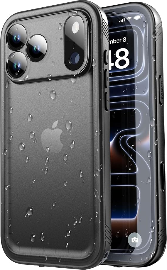 SPORTLINK for iPhone 17 Pro Waterproof Case, Black