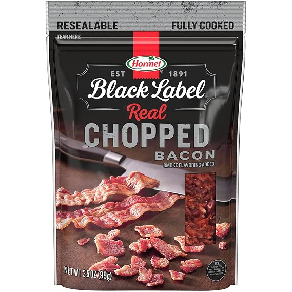 HORMEL BLACK LABEL Snacks Pouch - Chopped Bacon, 3.5 oz Pouch