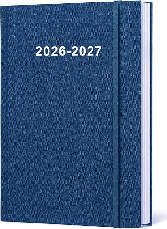 2026-2027 Planner - Weekly & Monthly Planner from July 2026 to June 2027, 5.8'' 8.3'' Agenda 2026-2027 with Inner Pocket, Elastic Band, Hard Cover, Perfect Daily Organize, Blue