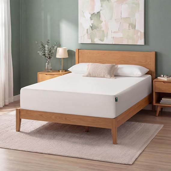 Zinus 12 Inch Full Green Tea Memory Foam Mattress, Medium Firm Feel