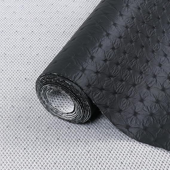 28" x 54" Vinyl Faux Leather Fabric, Synthetic Leather Sheets, Waterproof Lightweight for Replace Sofa Bags Chairs Car Seats DIY Craft Replacement Auto Upholstery