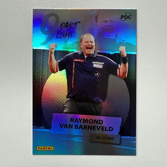 PDC World Championship 2026 Darts Raymond Van Barneveld 9 Dart Club Trading Card (02)