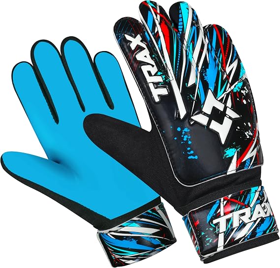 Soccer Goalie Gloves for Kids Boys Children, Youth & Adult Football Goalkeeper Gloves with 4mm Latex Anti-Slip Strong Grips Palm Along with Double Wrist and Finger Spine Protection