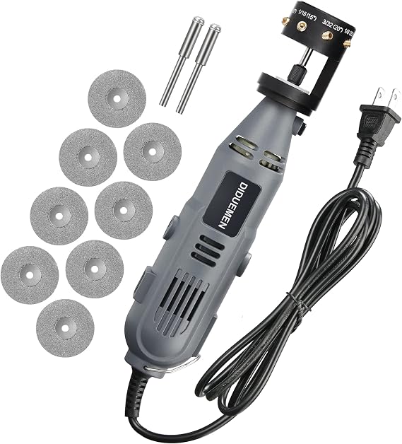Tungsten Electrode Sharpener Handheld Tungsten Electrode Sharpener TIG Welding Rotary Tool with Flat Grinding Block, Cut-off Slot, Multi Angle & Offset