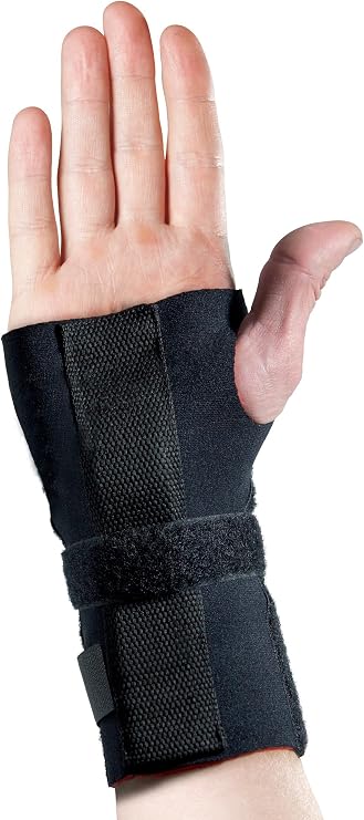 Thermoskin Adjustable Wrist/Hand Brace, Black, Right,One Size,80181
