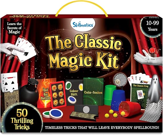 Skillmatics Classic Magic Set for Kids & Teens 50 Tricks & Illusions