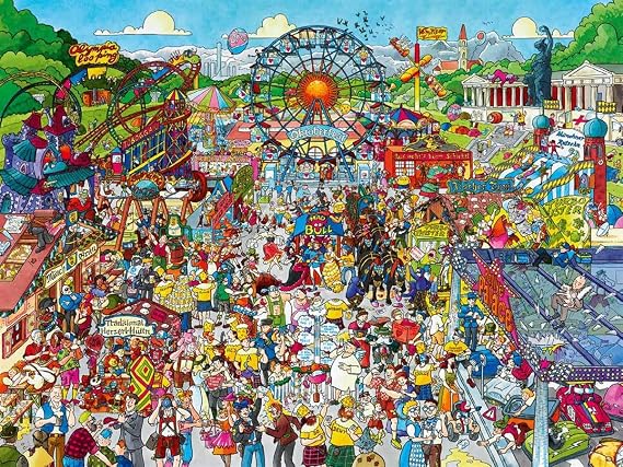 Heye 29842" Oktoberfest, Schone Triangular Puzzles