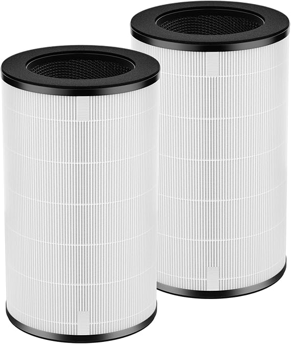2 Pack AP-PET35 AP-T30 Replacement Filter for HoMedics AP-T30 Air Purifier | For HoMedics TotalClean Air Purifier Models 5-in-1 AP-T30FL AP-T30WT AP-PET35FL AP-PET35-WT, 360 Filtration 3 in 1 Filter