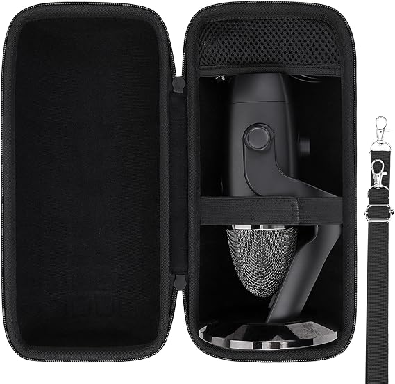 co2CREA Hard Case for Logitech Creators Blue Yeti Microphone