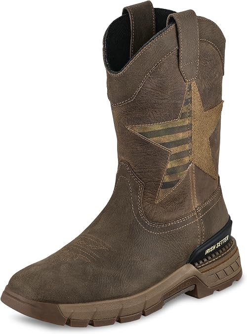 Irish Setter Two Harbors 11" Mens Sq Soft Toe Work Boot