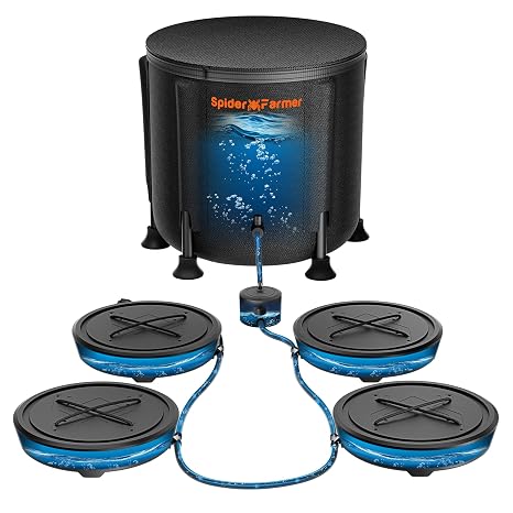 Spider Farmer 4 Pot Gravity-Fed Self Watering System, Automatic Watering