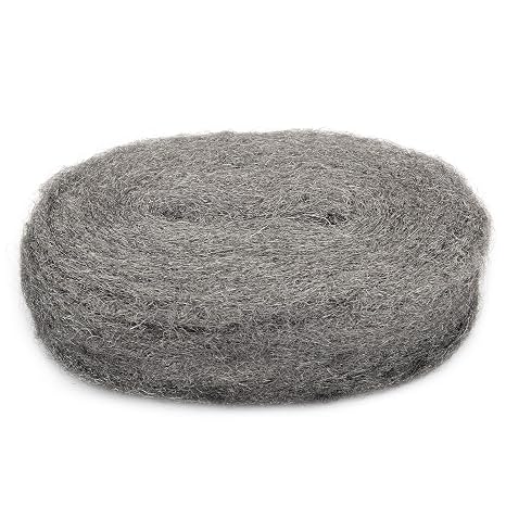 30FT Steel Wool Fill Fabric Roll, Coarse Wire Wool Hardware Cloth DIY Kit, Gap Blocker to Keep Annoying Animals Away from Holes/Wall Cracks/Siding/Pipeline/Vents in Workshop/House/Garage